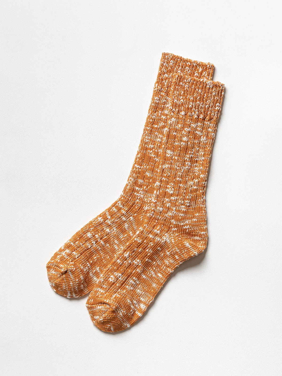 当たりつきギフト専用靴下のLUCKY SOCKS（ラッキーソックス）のMix Rib Socks（ミックスリブソックス）のオレンジ