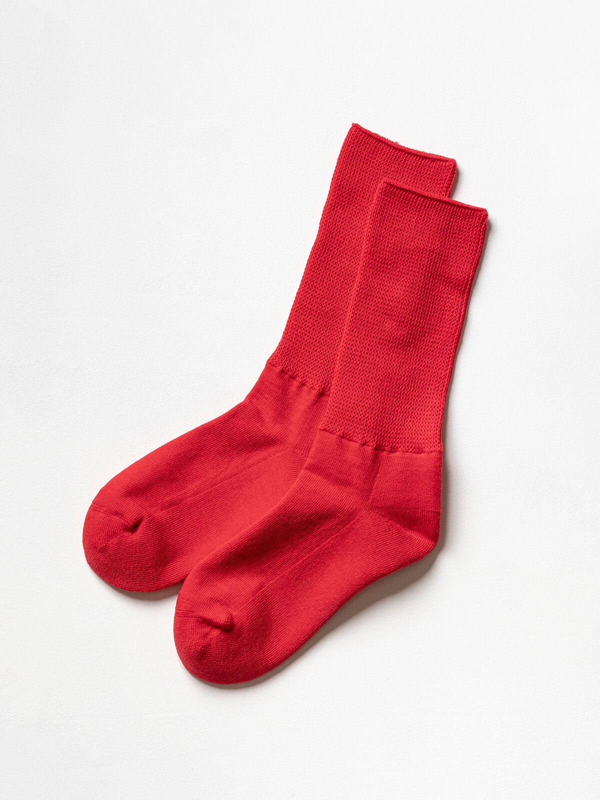 当たりつきギフト専用靴下のLUCKY SOCKS（ラッキーソックス）のRelax Pile Socks（リラックスパイルソックス）のレッド