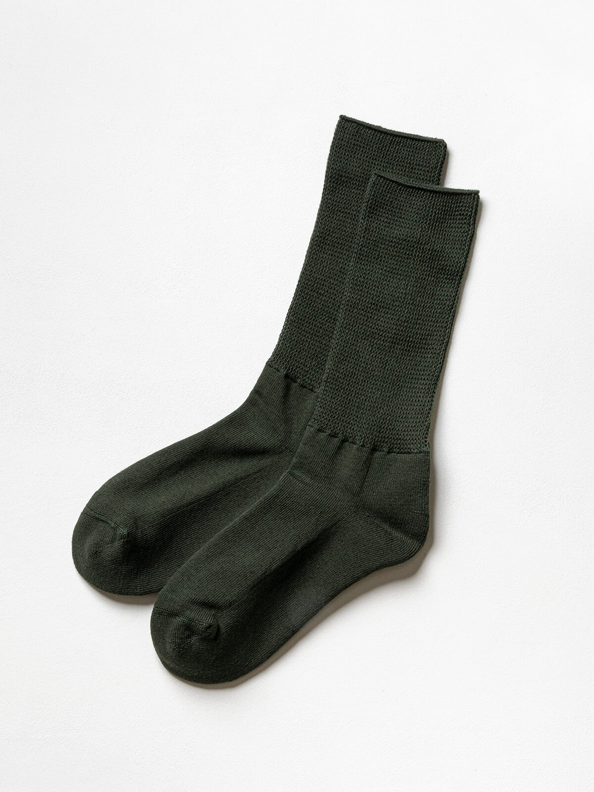 当たりつきギフト専用靴下のLUCKY SOCKS（ラッキーソックス）のRelax Pile Socks（リラックスパイルソックス）のモスグリーン_2
