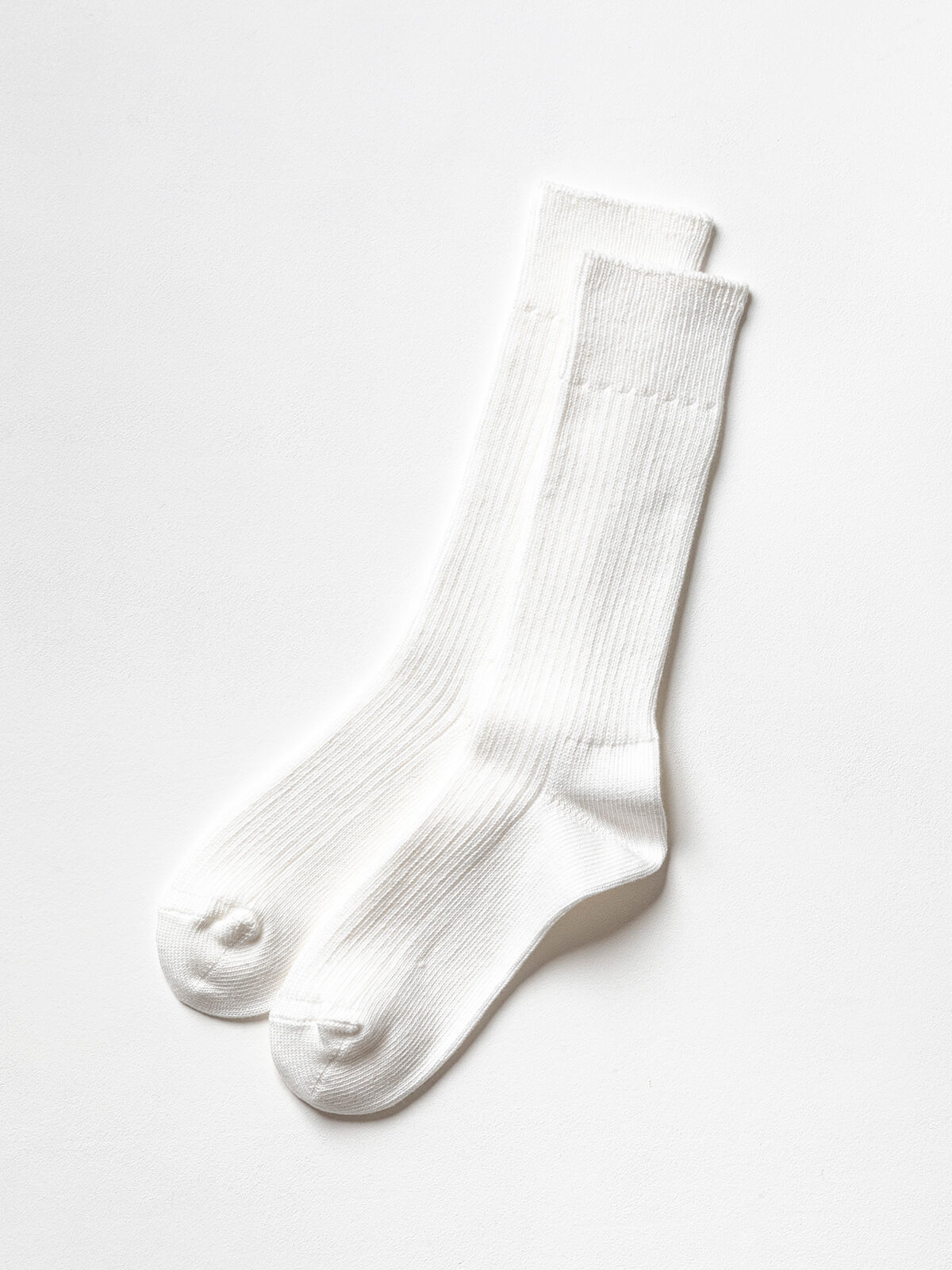当たりつきギフト専用靴下のLUCKY SOCKS（ラッキーソックス）のSmooth Rib Socks（スムースリブソックス）のオフホワイト