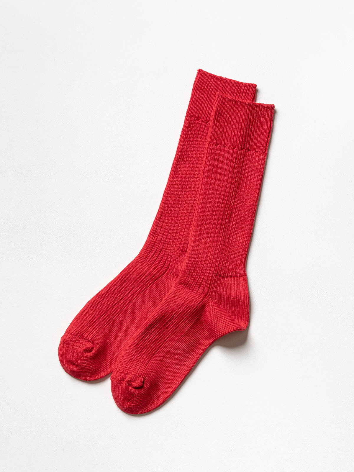 当たりつきギフト専用靴下のLUCKY SOCKS（ラッキーソックス）のSmooth Rib Socks（スムースリブソックス）のレッド