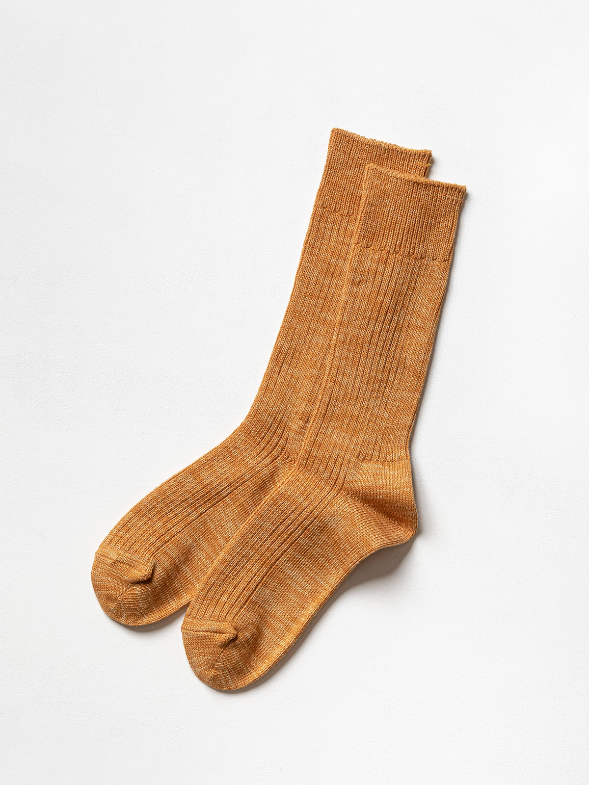 当たりつきギフト専用靴下のLUCKY SOCKS（ラッキーソックス）のSmooth Rib Socks（スムースリブソックス）のオレンジ