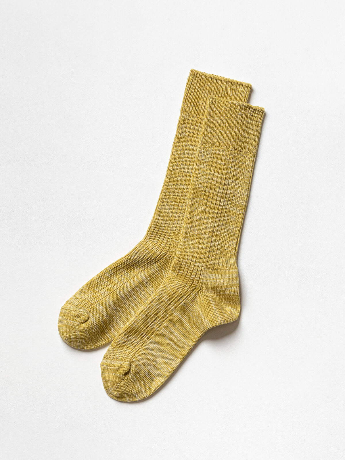当たりつきギフト専用靴下のLUCKY SOCKS（ラッキーソックス）のSmooth Rib Socks（スムースリブソックス）のマスタード_2