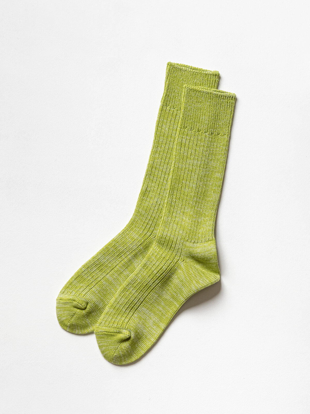 当たりつきギフト専用靴下のLUCKY SOCKS（ラッキーソックス）のSmooth Rib Socks（スムースリブソックス）のグリーンアップル