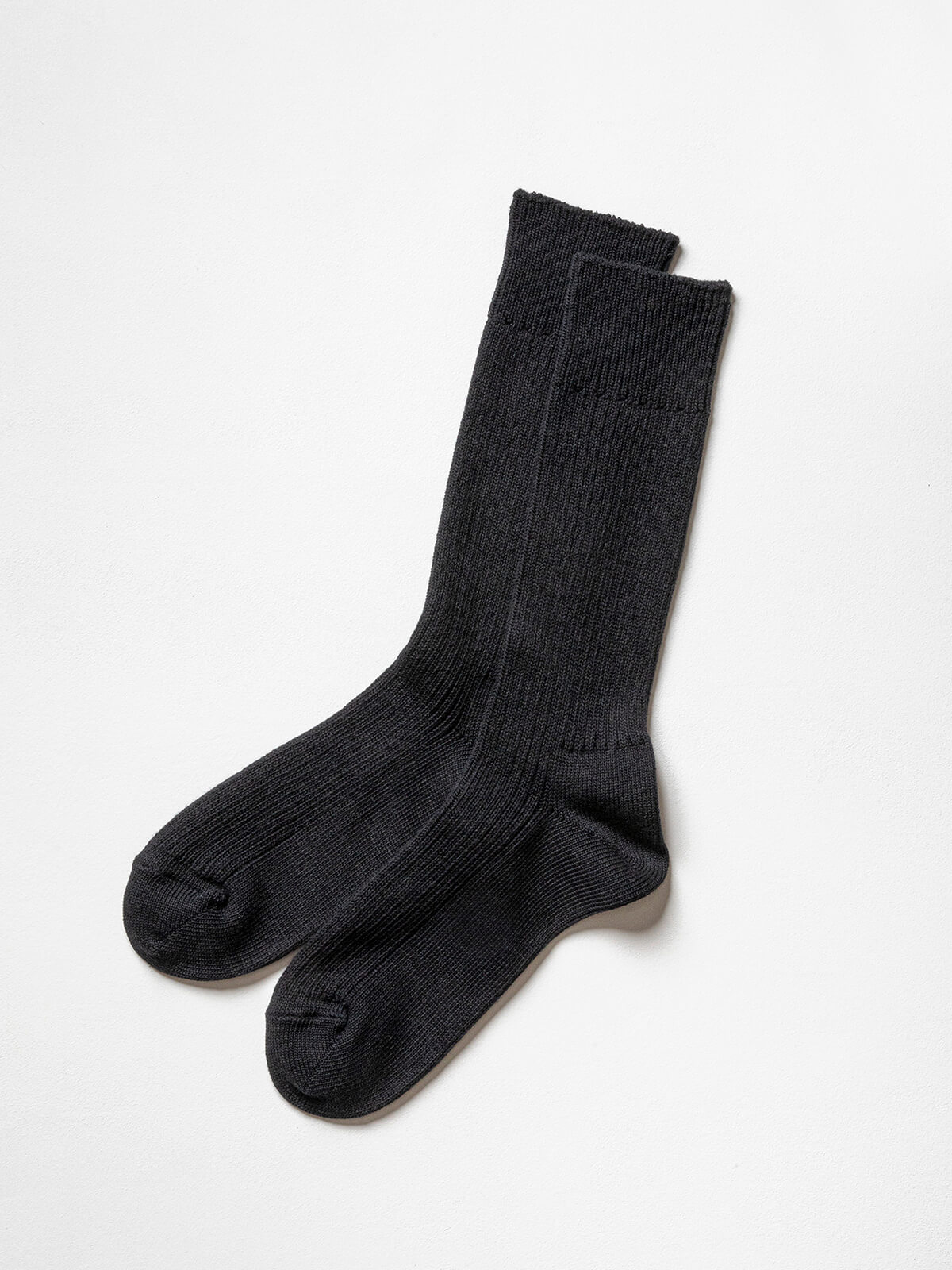 当たりつきギフト専用靴下のLUCKY SOCKS（ラッキーソックス）のSmooth Rib Socks（スムースリブソックス）のブラック