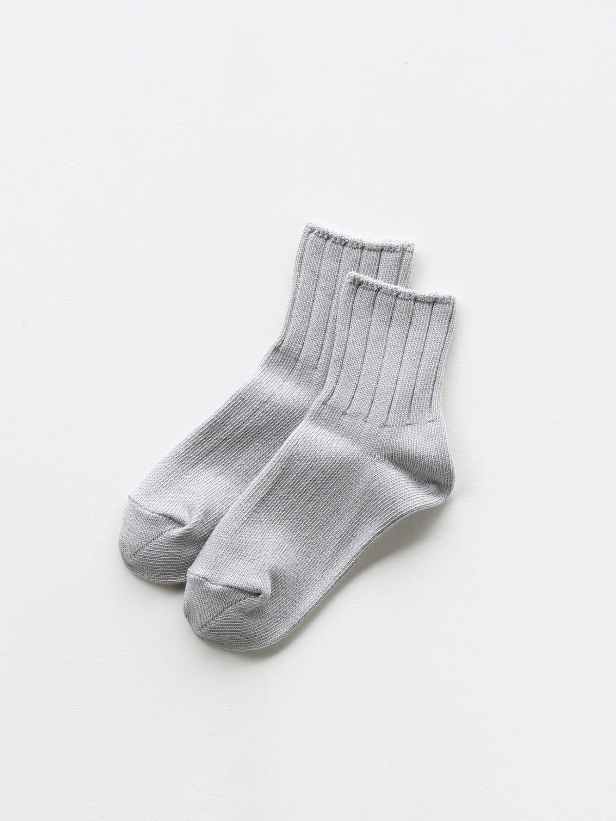 当たりつきギフト専用靴下のLUCKY SOCKS（ラッキーソックス）のSmooth Ankle Socks（スムースアンクルソックス）のライトグレー_2