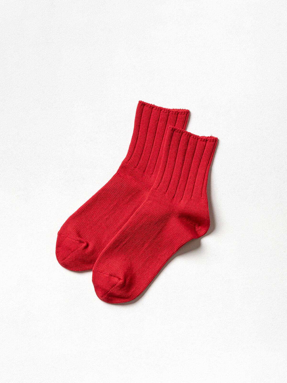 当たりつきギフト専用靴下のLUCKY SOCKS（ラッキーソックス）のSmooth Ankle Socks（スムースアンクルソックス）のレッド_2