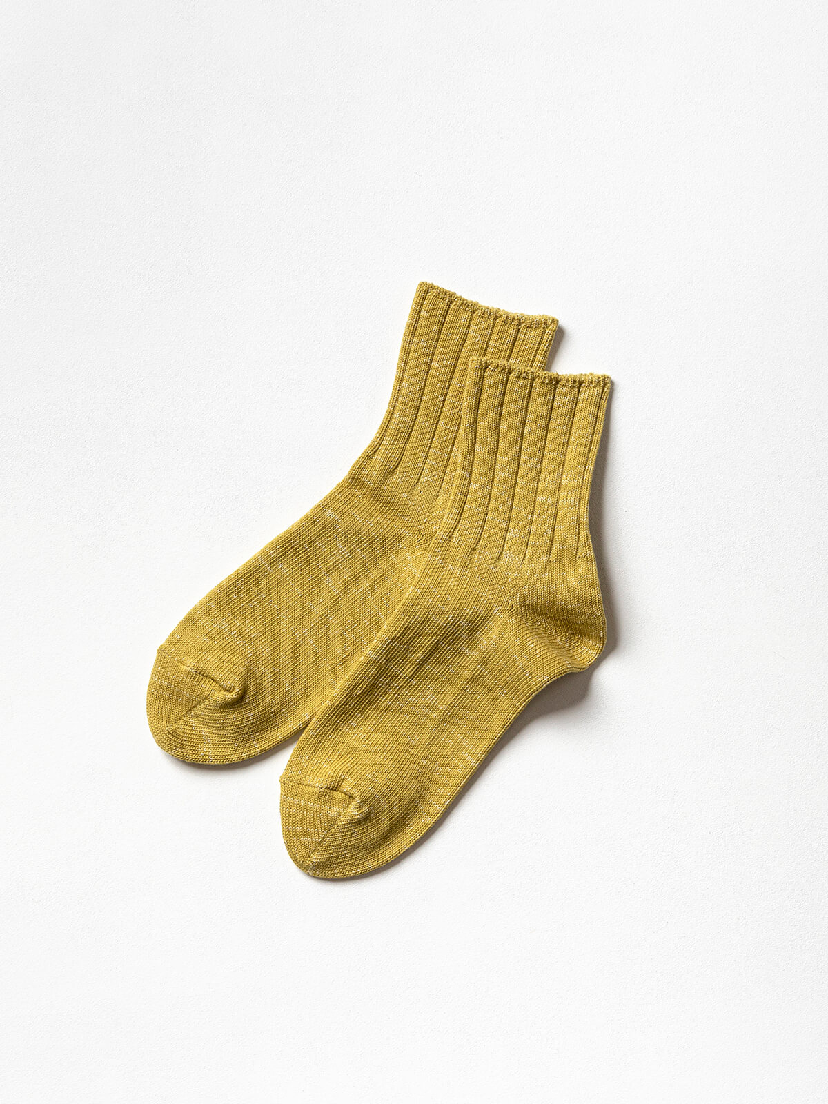 当たりつきギフト専用靴下のLUCKY SOCKS（ラッキーソックス）のSmooth Ankle Socks（スムースアンクルソックス）のマスタード_2