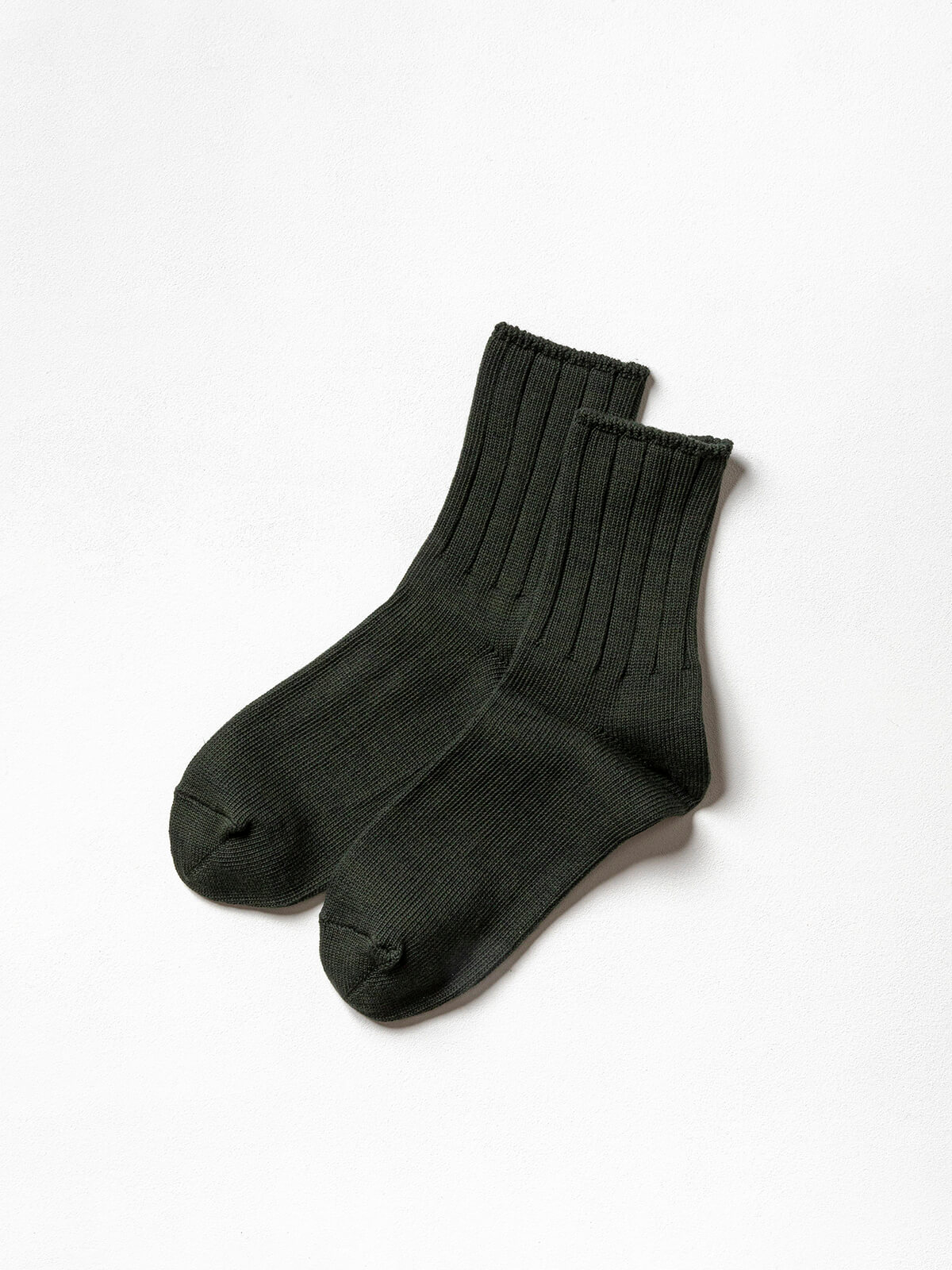 当たりつきギフト専用靴下のLUCKY SOCKS（ラッキーソックス）のSmooth Ankle Socks（スムースアンクルソックス）のモスグリーン_2