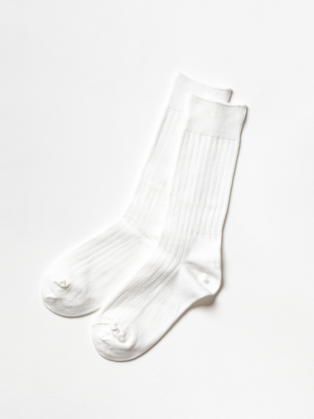 当たりつきギフト専用靴下のLUCKY SOCKS（ラッキーソックス）のLight Rib Socks（ライトリブソックス）のオフホワイト_2