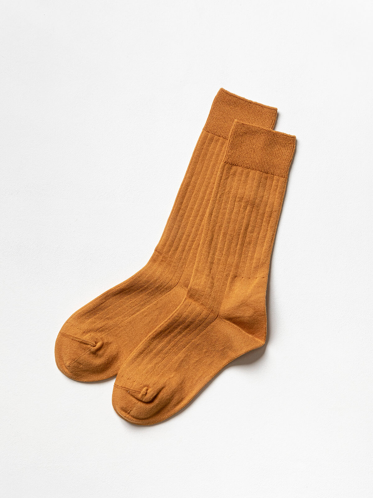 当たりつきギフト専用靴下のLUCKY SOCKS（ラッキーソックス）のLight Rib Socks（ライトリブソックス）のオレンジ