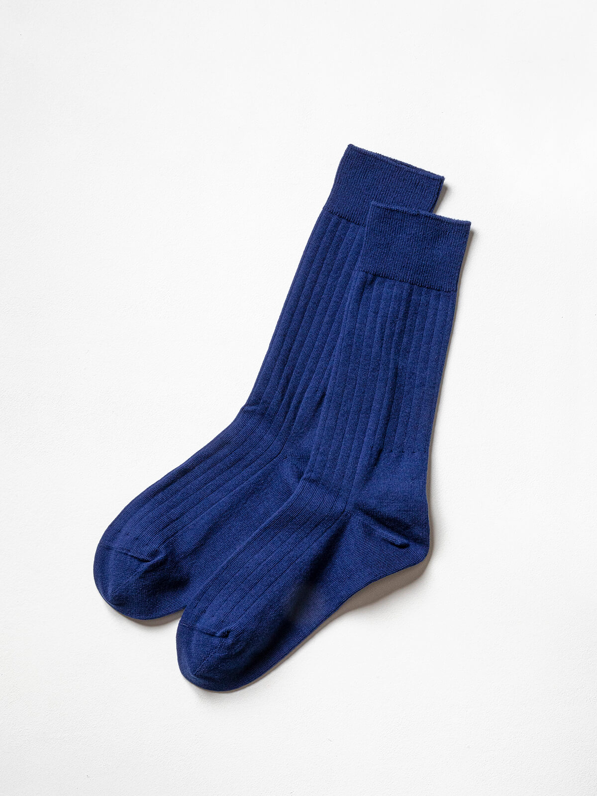 当たりつきギフト専用靴下のLUCKY SOCKS（ラッキーソックス）のLight Rib Socks（ライトリブソックス）のロイヤルブルー