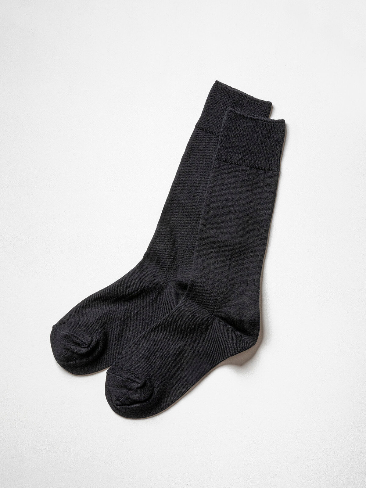 当たりつきギフト専用靴下のLUCKY SOCKS（ラッキーソックス）のLight Rib Socks（ライトリブソックス）のブラック